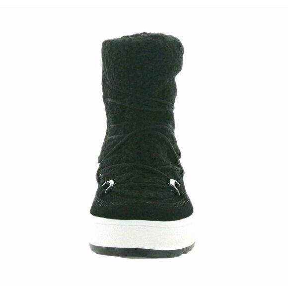 Blondo Sanity Black Waterproof Suede Faux Fur Winter Snow Boots Women Bootie 10 - Picture 2 of 14